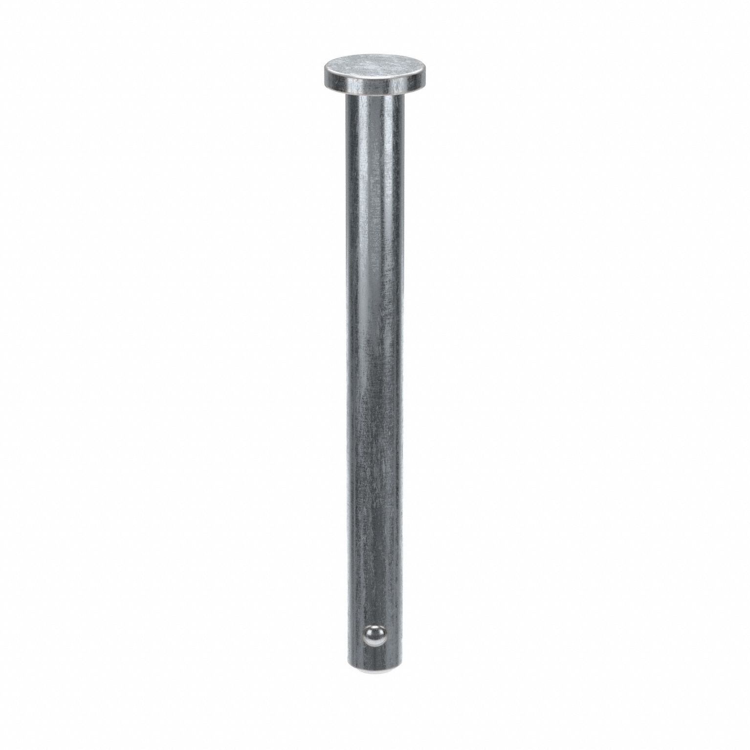 Inch, 3/16 in Pin Dia, Clevis Pin,2 in L,Steel 0.188in dia,PK10