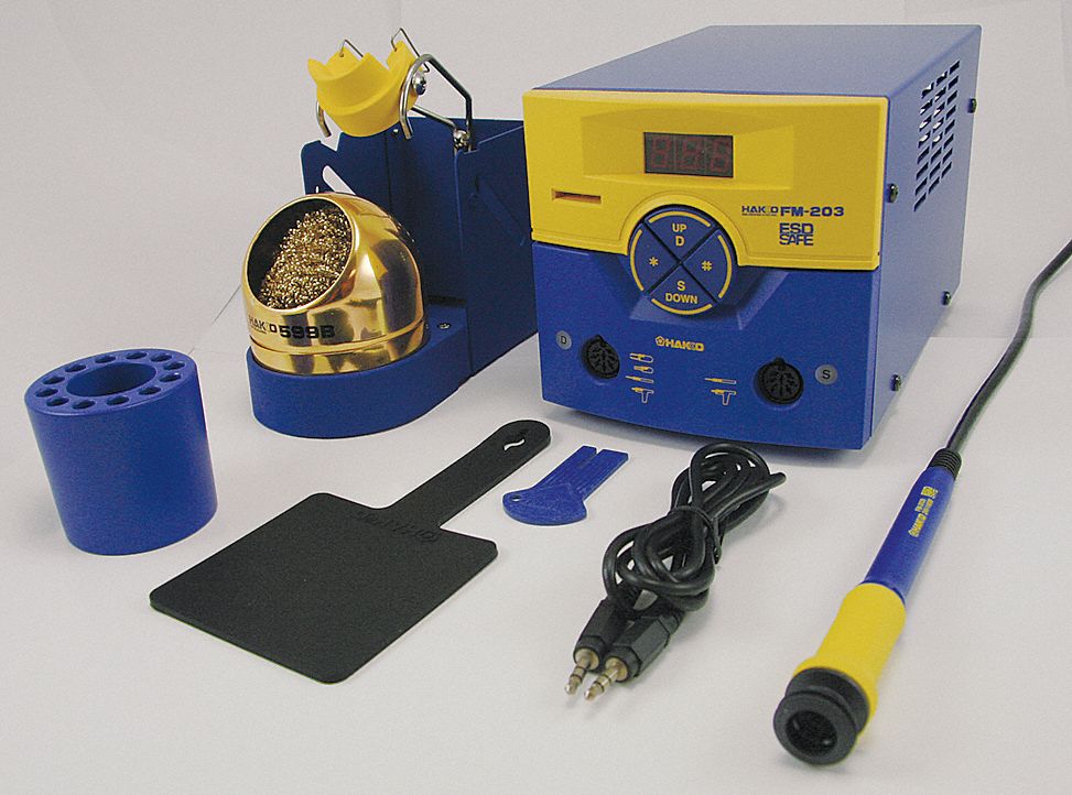 HAKKO Soldering Station with HD Handpiece 32TU98FM203HD Grainger