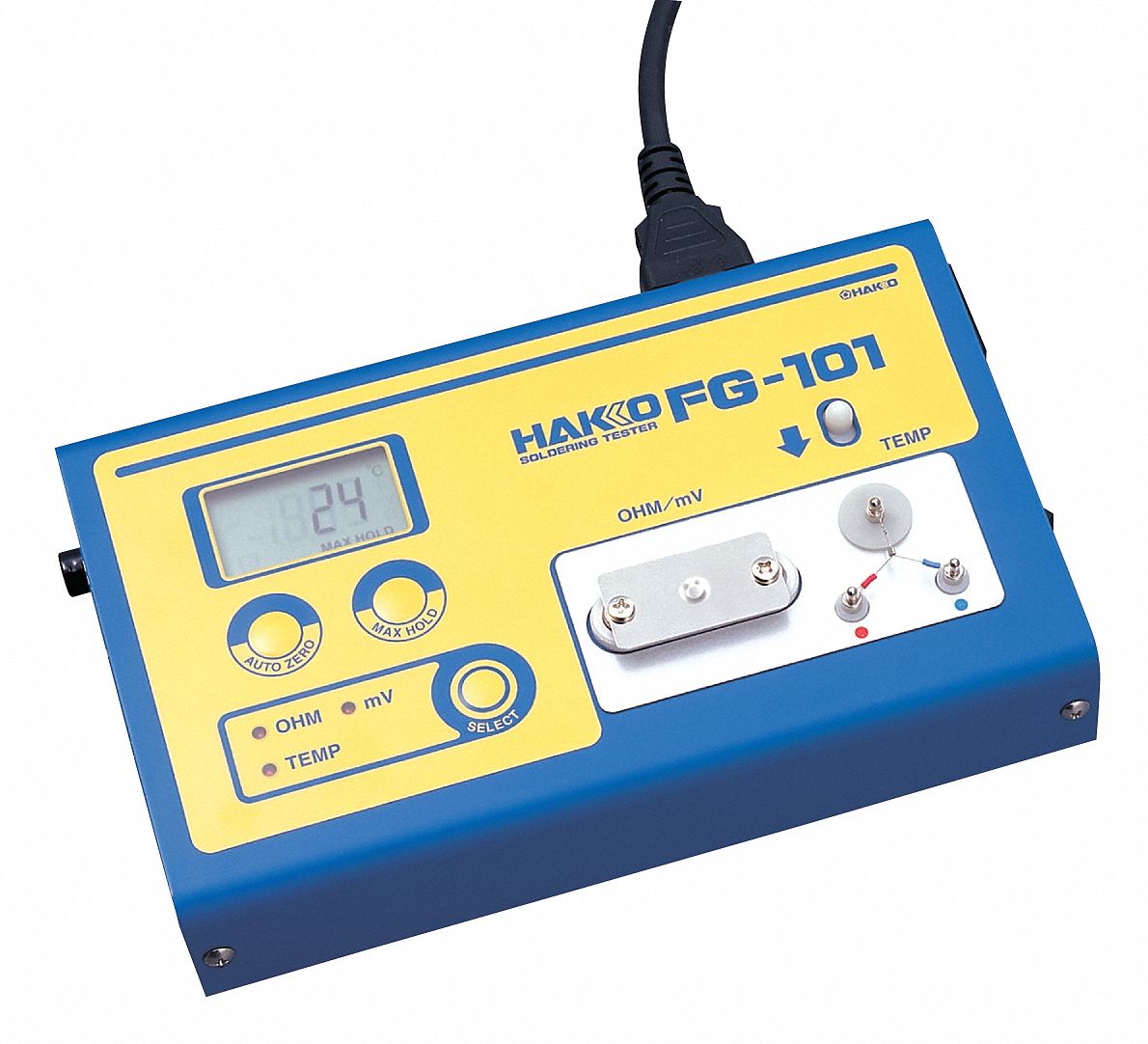HAKKO, 32°F to 1,292°F, Soldering Iron Tester 55KN47FG101B Grainger