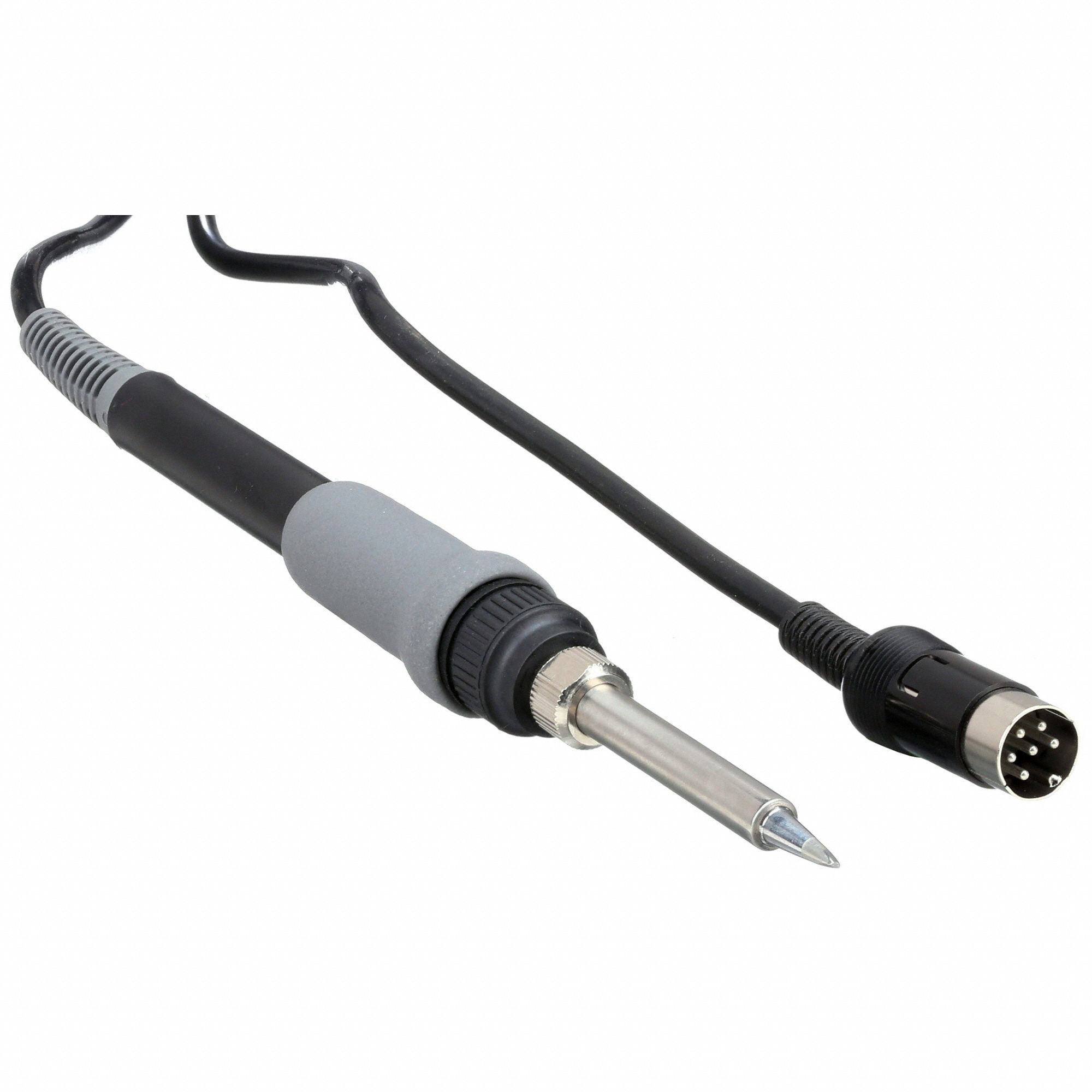 HAKKO Soldering Iron Connector, 3.9 ft. L, Black 32TV30FX880102