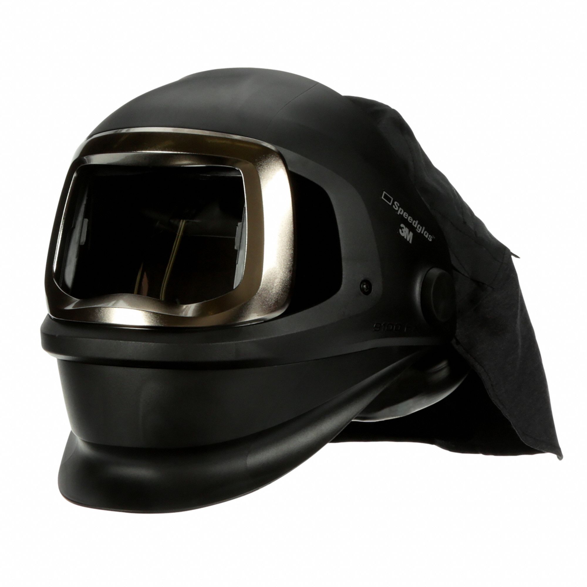 3M SPEEDGLAS Welding Helmet Speedglas, Helmet, Air Duct Assembly/Chrome Front Panel/Face Seal