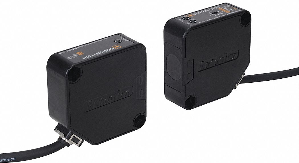 AUTONICS 50 mm Selectable Light On/Dark On Rectangular Photoelectric