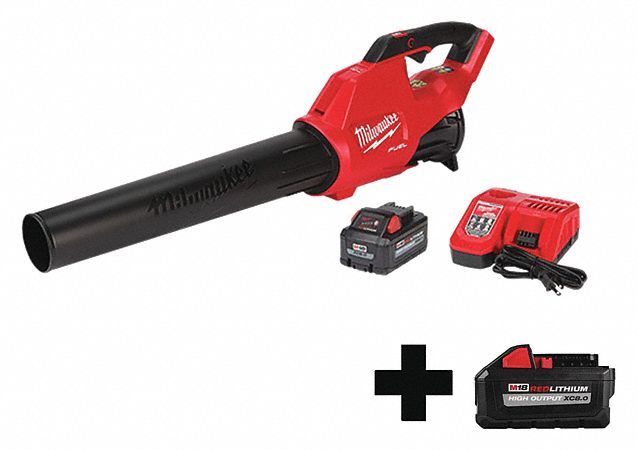 MILWAUKEE LiIon Battery Type, Cordless Blower Kit, 450 cfm, 120 mph