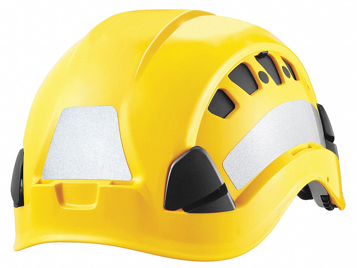 PETZL, Polyethylene Foam, Gray, Reflective Hard Hat Label without