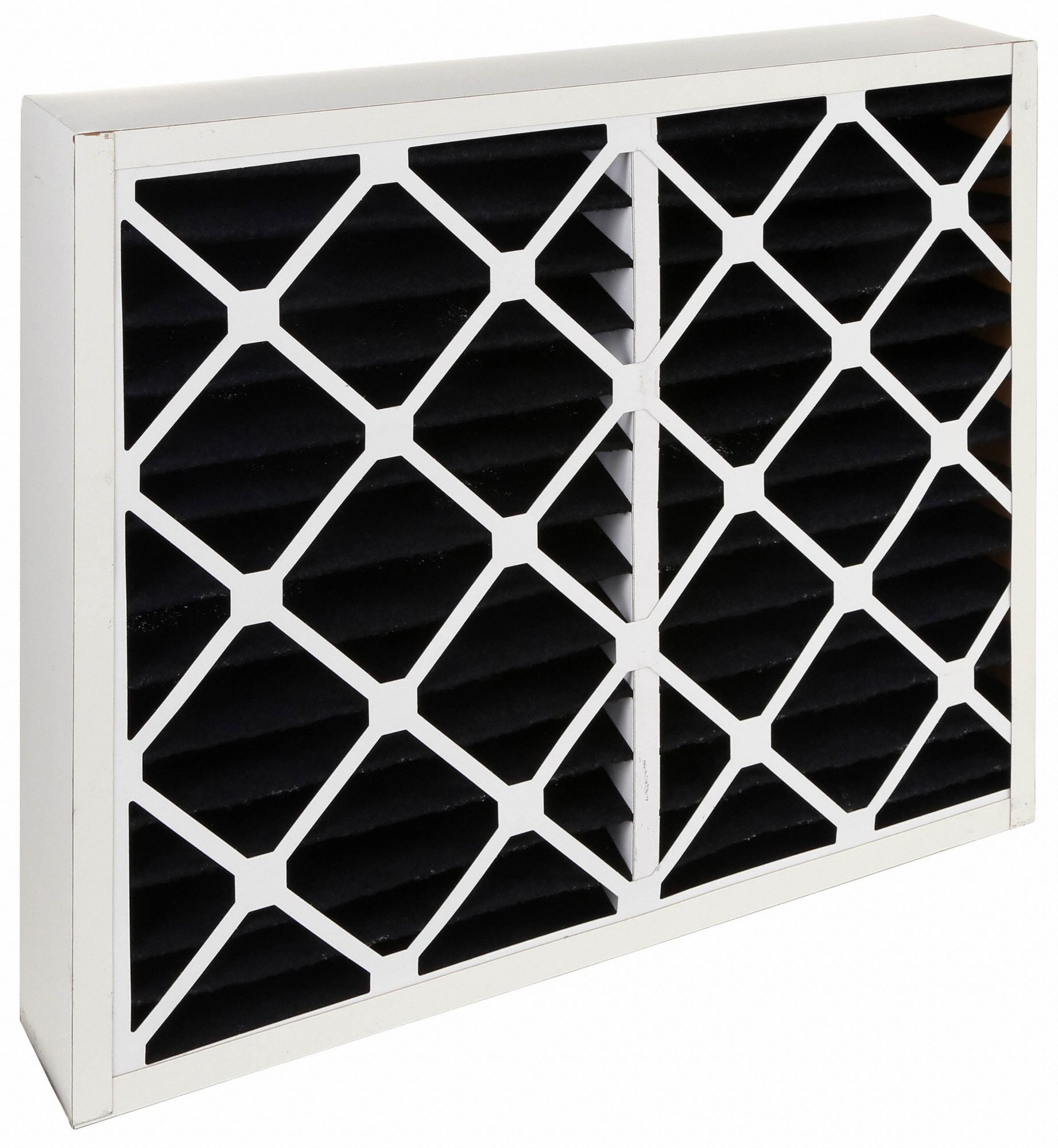 AIR HANDLER Odor Removal Pleated Air Filter, 20x25x4, Impregnated