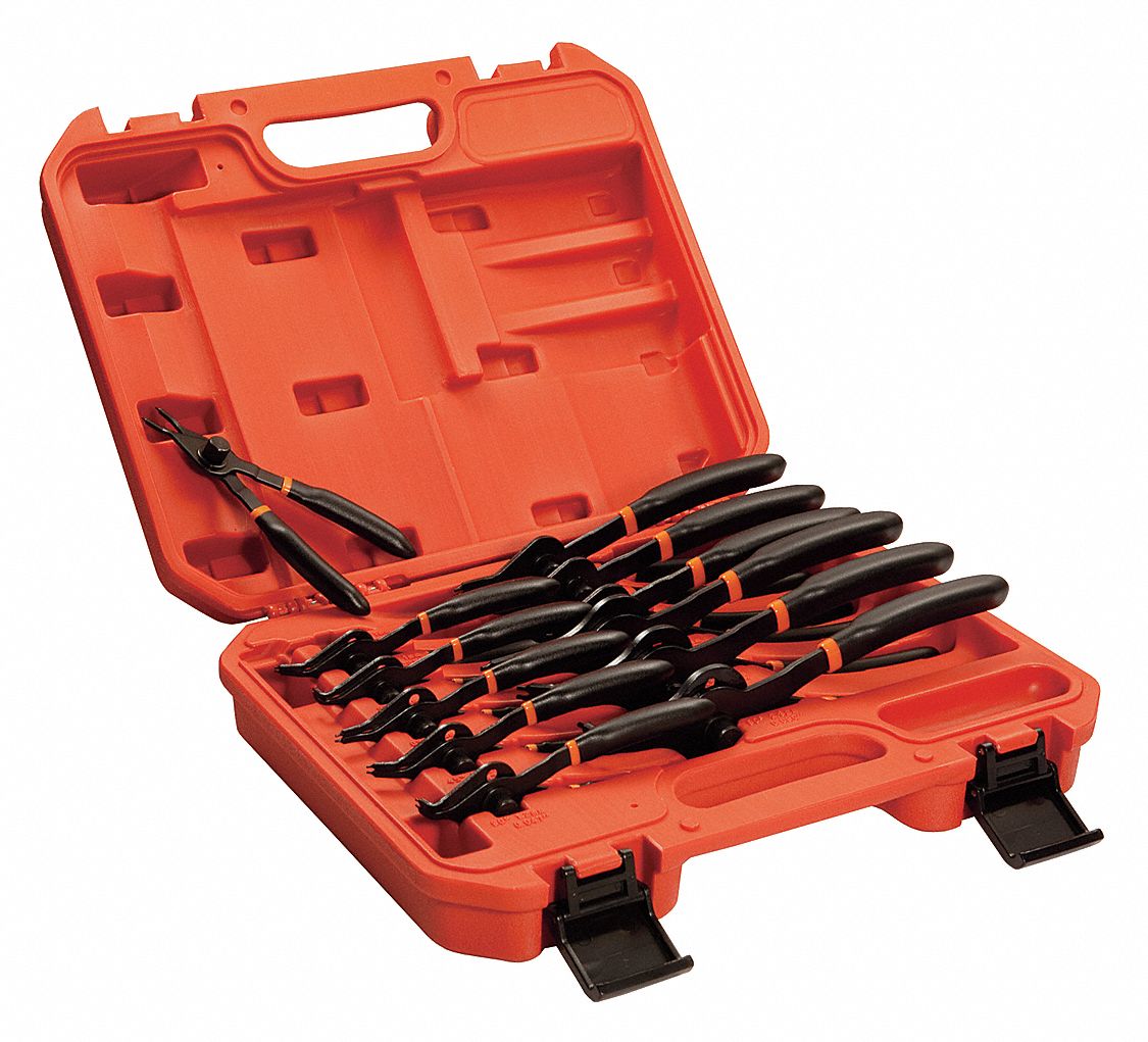 WESTWARD Internal/External Retaining Ring Plier Set, Number of Pieces
