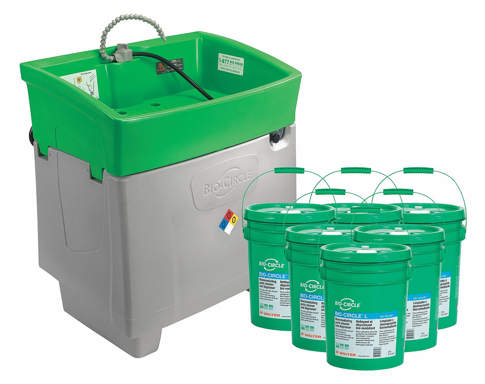 Parts Washer,Bioremediating,37 gal. Grainger