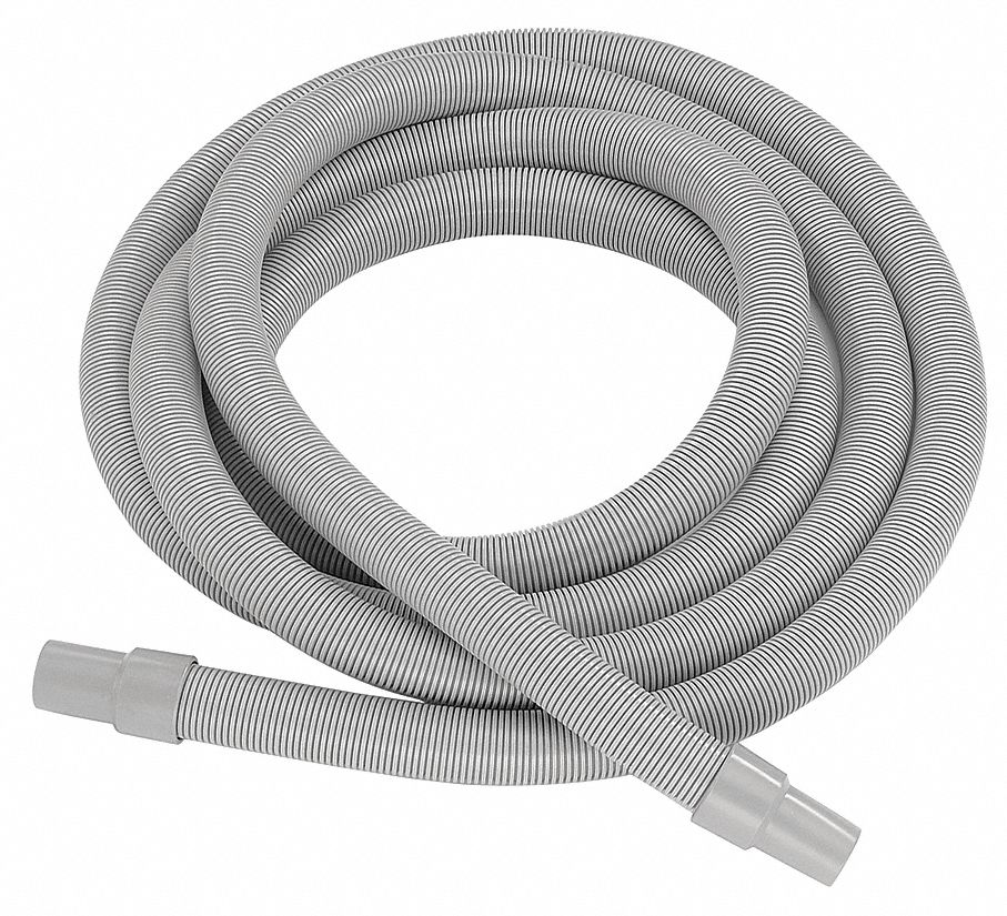 GUARDAIR Vacuum Hose, 1 1/2 in Hose Dia., 10 ft Hose Length, Plastic