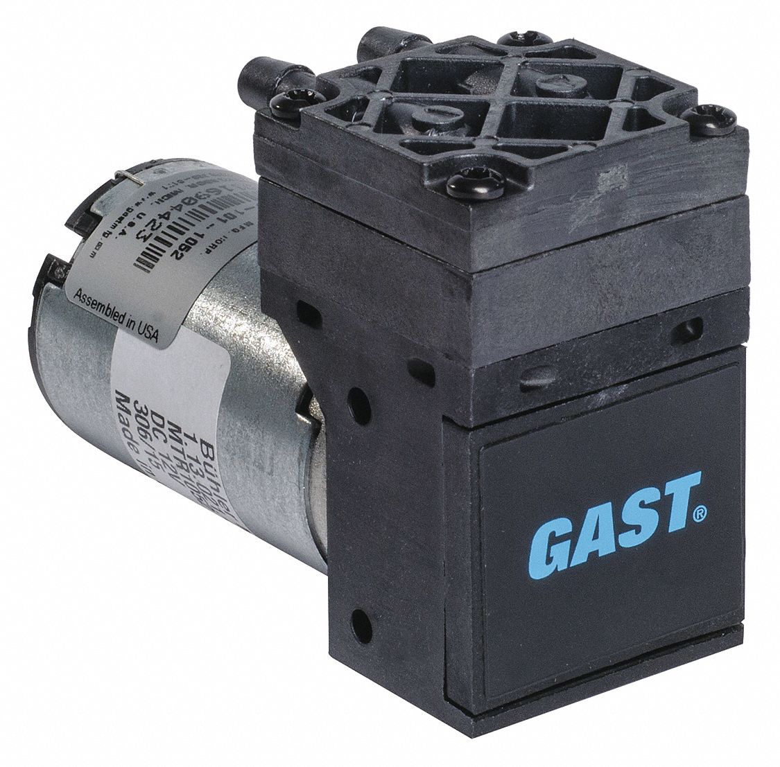 GAST, 1/64 hp, 24V DC, Compressor/Vacuum Pump 33K75810D11251011053
