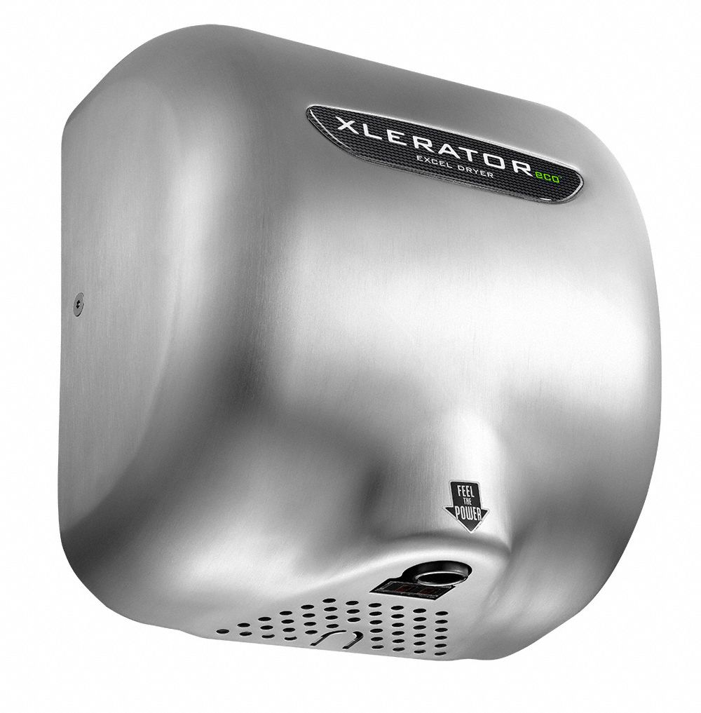 XLERATORECO Stainless Steel, Fixed Nozzle, Automatic, Hand Dryer, 110