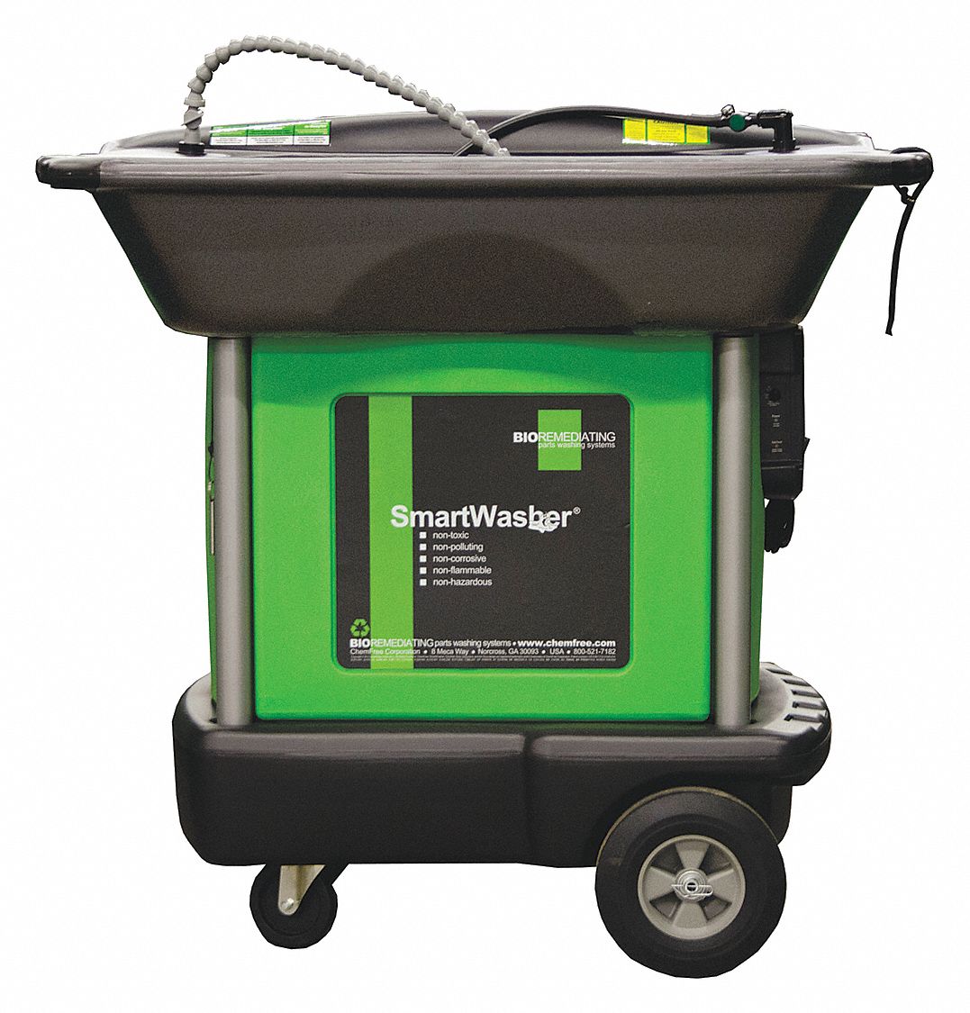 SMARTWASHER Parts Washer, Mobile, Tank Cap. 25 gal. - 33KL44|14162