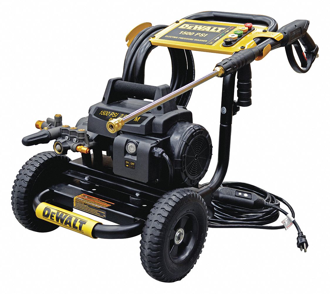 DEWALT, 1,500 psi Op Pressure, Cold, Pressure Washer 33M596DXPW1500E