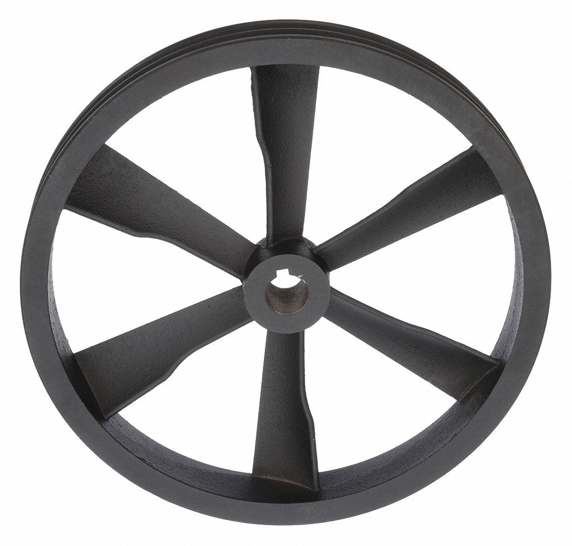 SPEEDAIRE, PU016700AJ, Cast Iron Flywheel, Cast Iron Flywheel 16" 2B