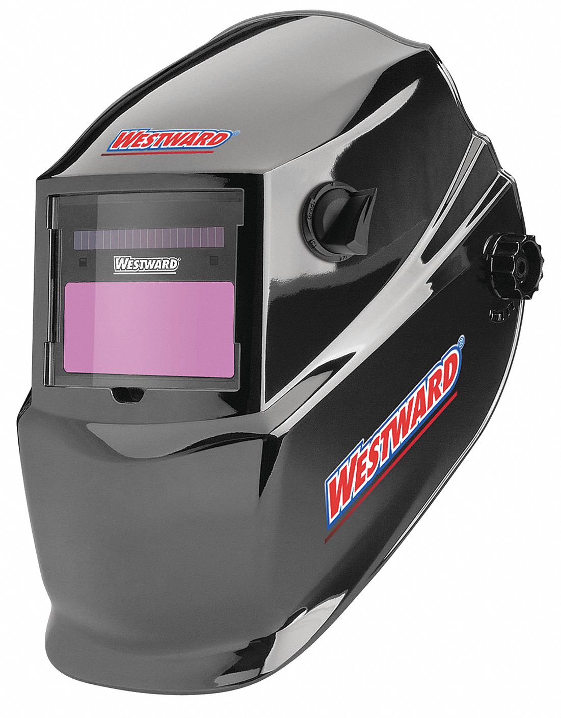 WESTWARD Welding Helmet AutoDarkening, 2 Arc Sensors, Black, W913, 3