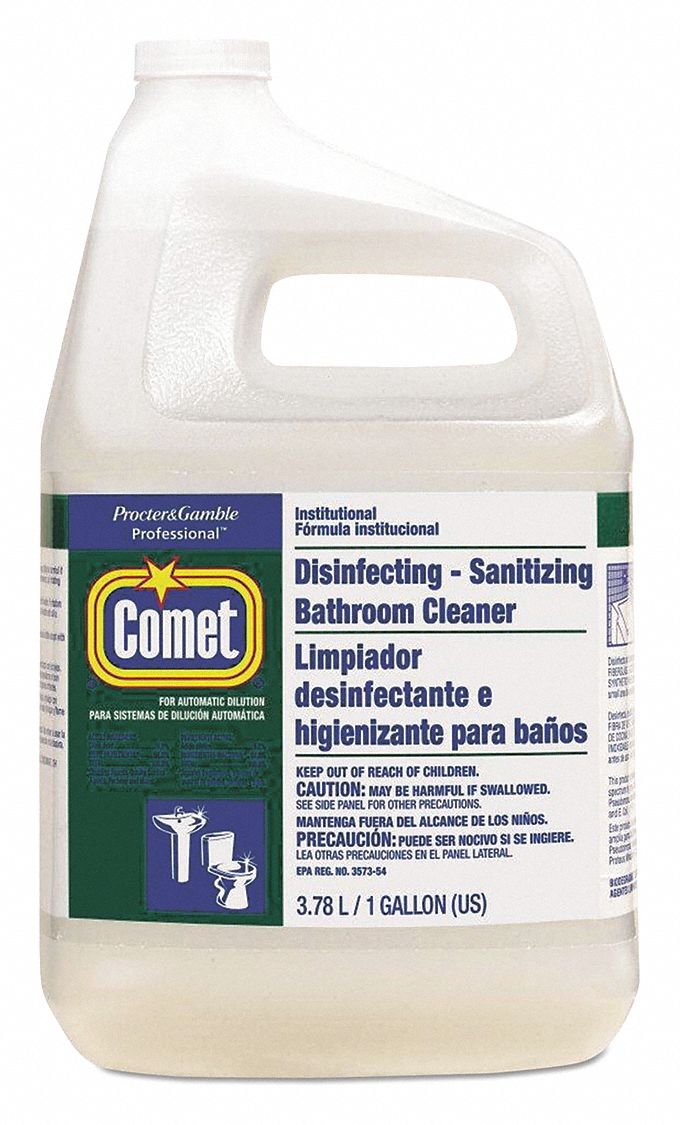 COMET Bathroom Cleaner, 1 gal Cleaner Container Size, Jug Cleaner
