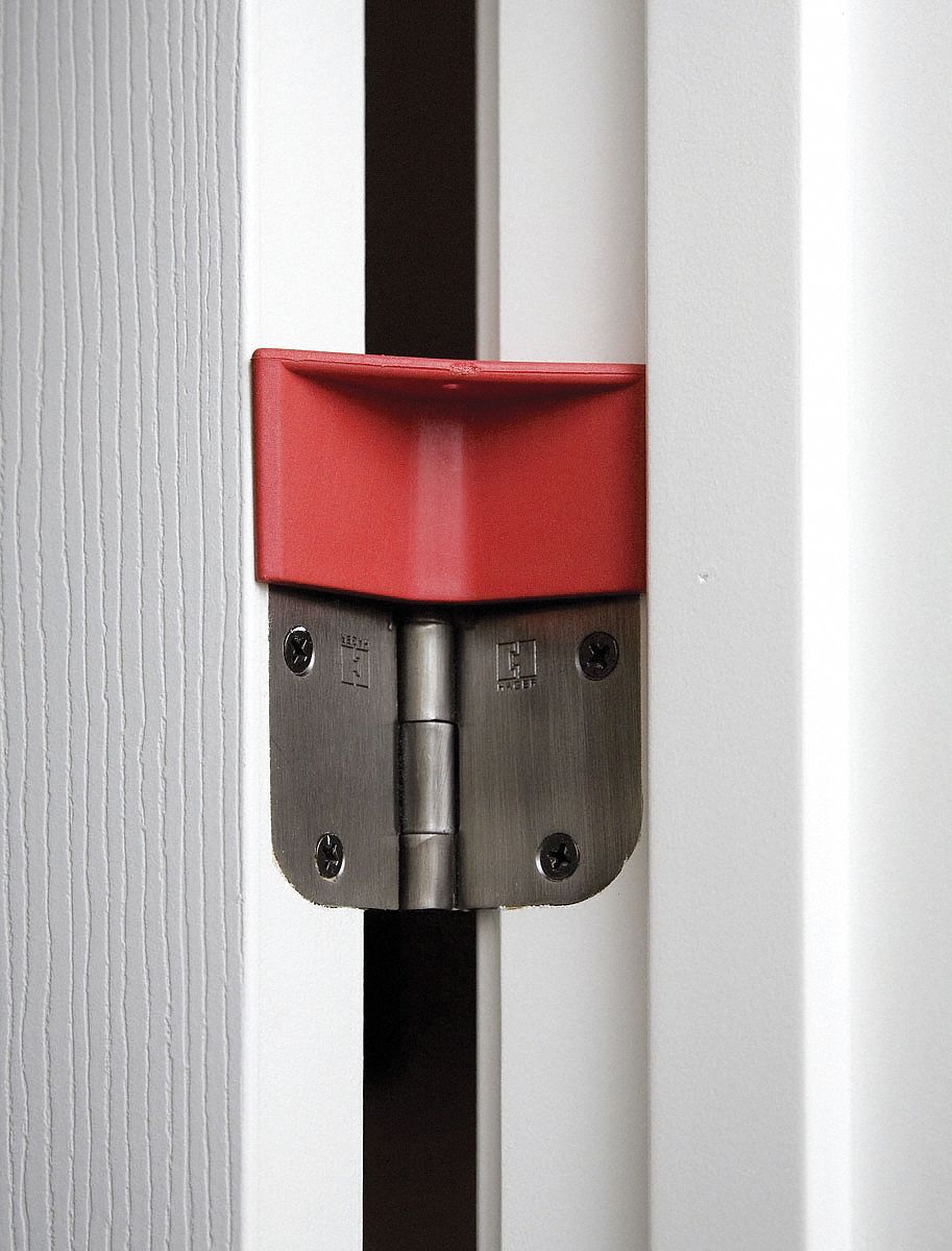 PRESSTO VALET Door Wedge, Red, 2 in Length, 2 in Height, 2 1/2 in Width