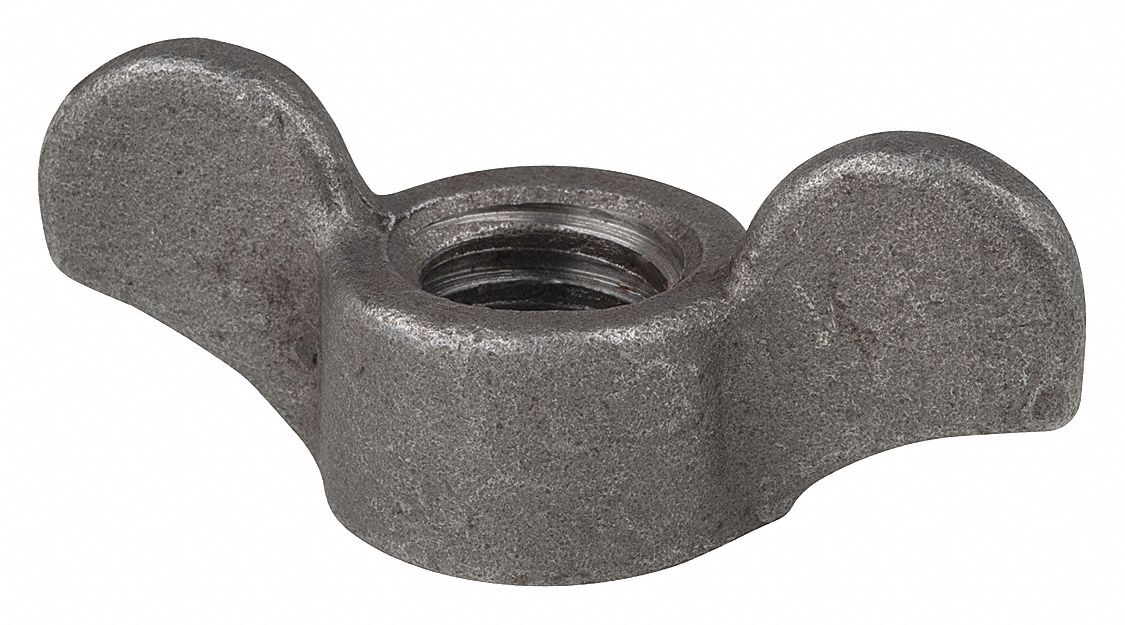 3/4"6 Thread Size, Ductile Iron, Wing Nut 33P312WGNGDI346 Grainger