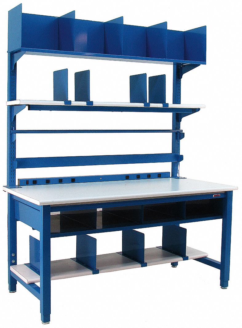 BENCHPRO HeavyDuty Packing Bench Set,72inWx36inD 33RJ78WPACK3672