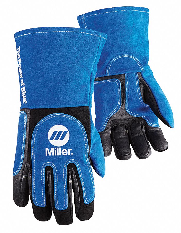 MILLER ELECTRIC 263340 MIG/Stick Welding Gloves,Stick,,PR 715959601368