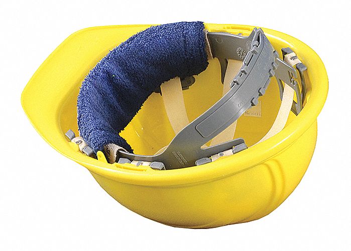 CONDOR, Cotton, 12, Clip On Hard Hat Sweatband 45KJ5745KJ57 Grainger