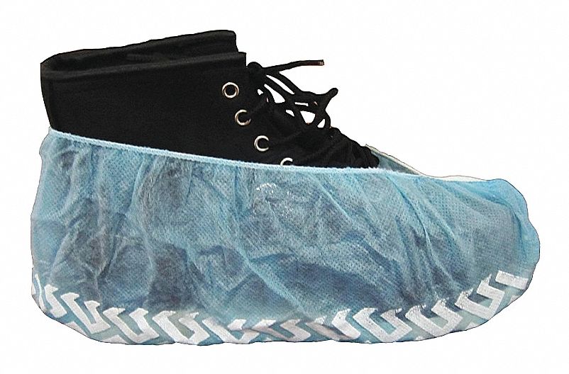 KEYSTONE Shoe Covers, XL, Blue, Polypropylene, PK300 33UA54SCNWINSXLBLUE Grainger