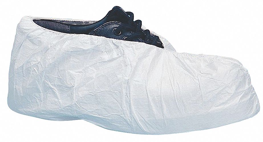 KEYSTONE, Polypropylene, White, Shoe Covers 33UA59SCSSLRGWHITE Grainger