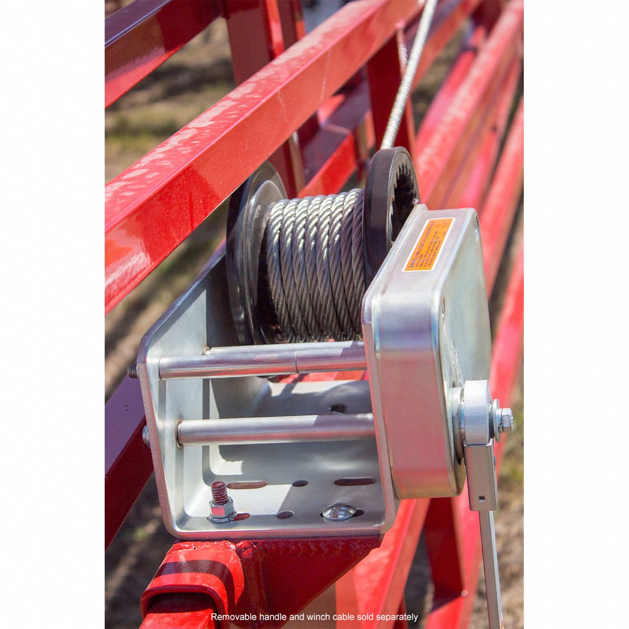 DUTTONLAINSON 7 5/16 inH Lifting Hand Winch with 3,500 lb 1st Layer