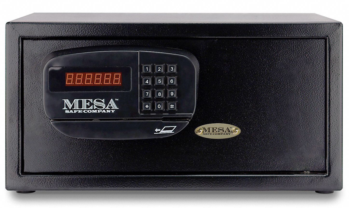 MESA SAFE COMPANY Hotel Safe, 1.2 cu. ft., Black, 35 lb. 33UJ39