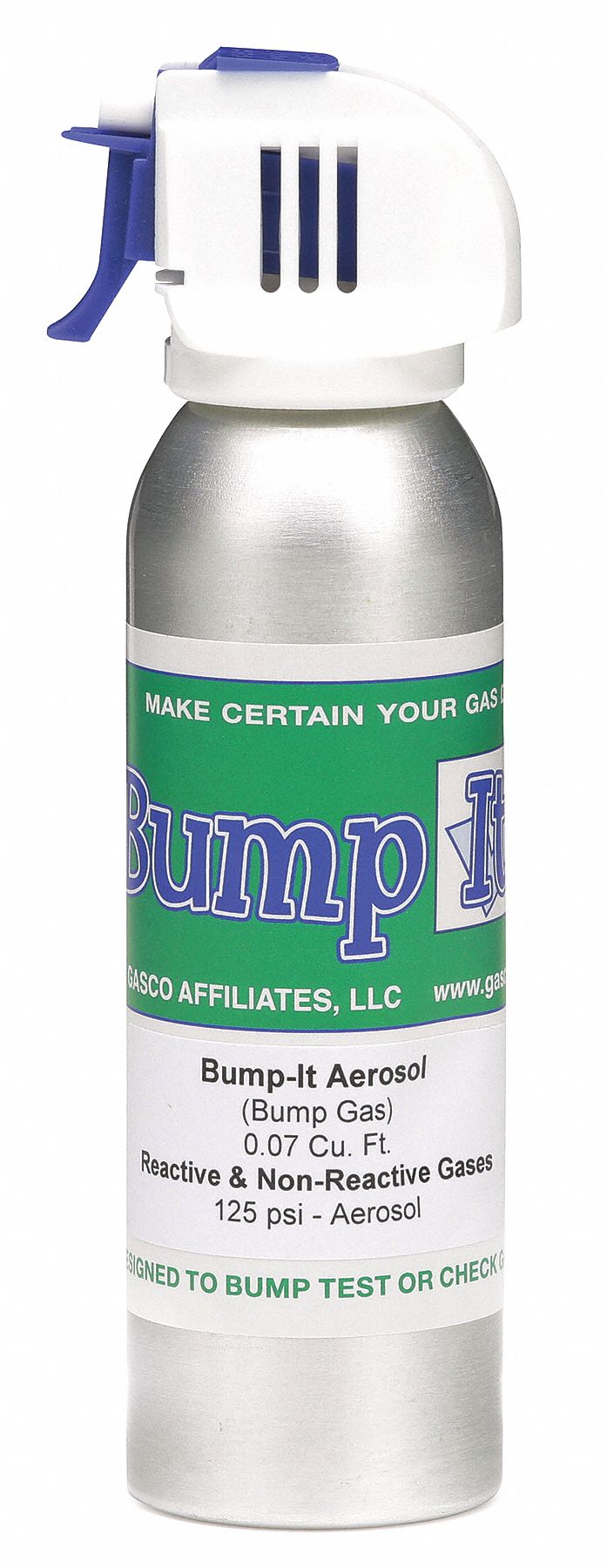 GASCO Hydrogen Sulfide Bump Gas, 2 L Cylinder Capacity 33V735Bump It