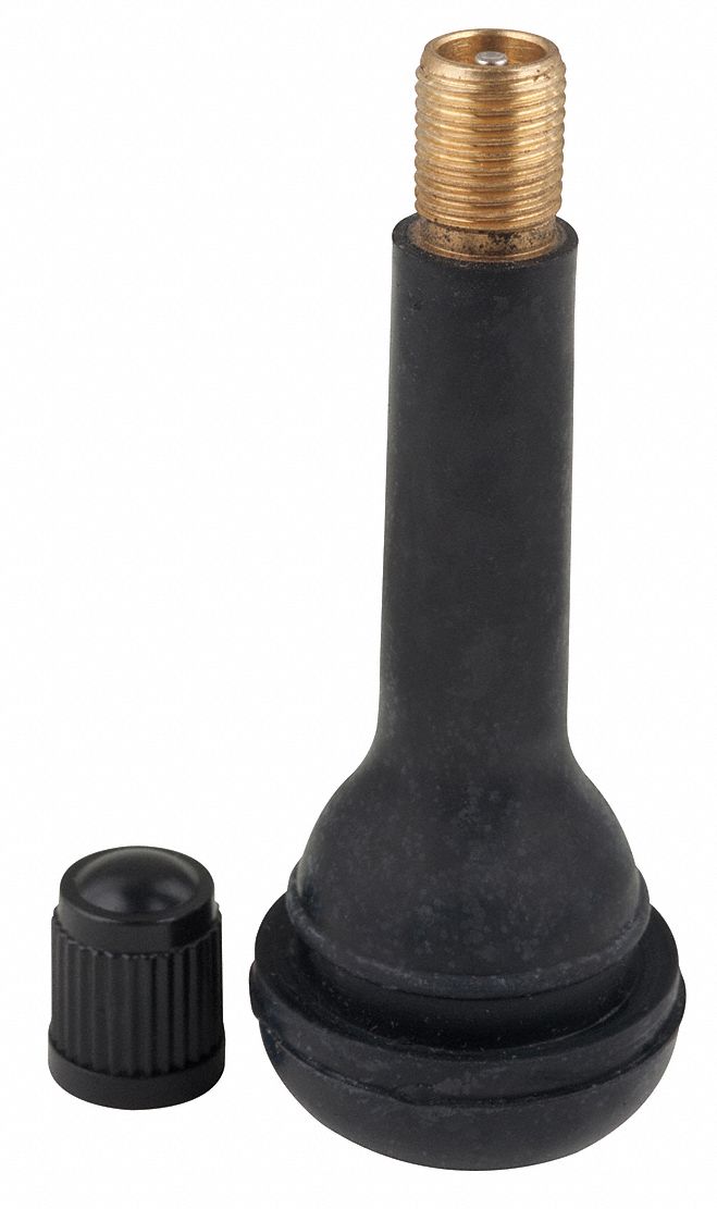 HALTEC Tire Valve 0.625 in Rim Hole Size, 2 in Lg, For Automobile Rims