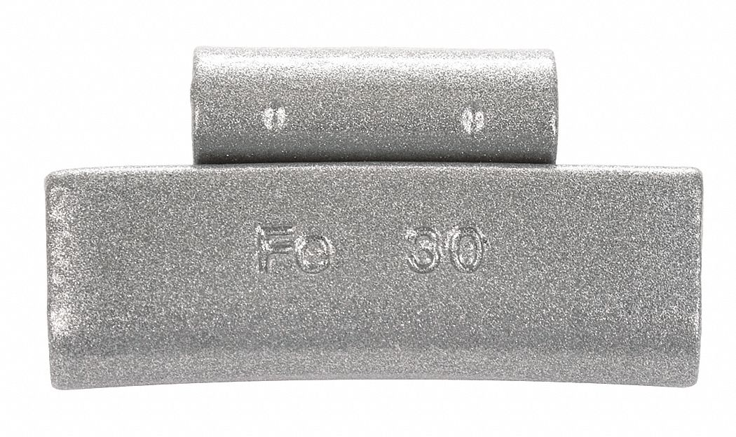 PERFECT EQUIPMENT ClipOn Wheel Weight 1.98 x 0.619 in Size, Steel, 15