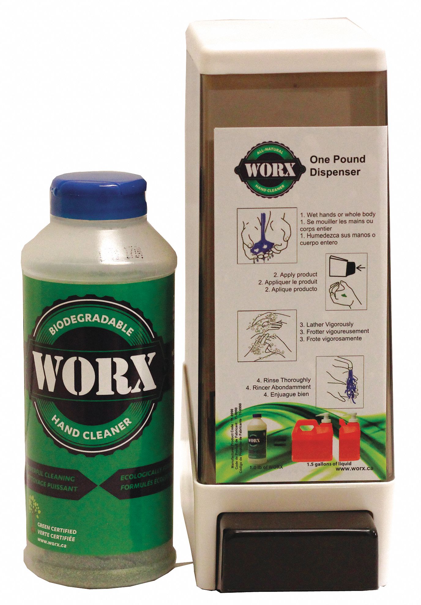 WORX BIODEGRADABLE HAND CLEANER Industrial Hand Cleaner Hygiene Series