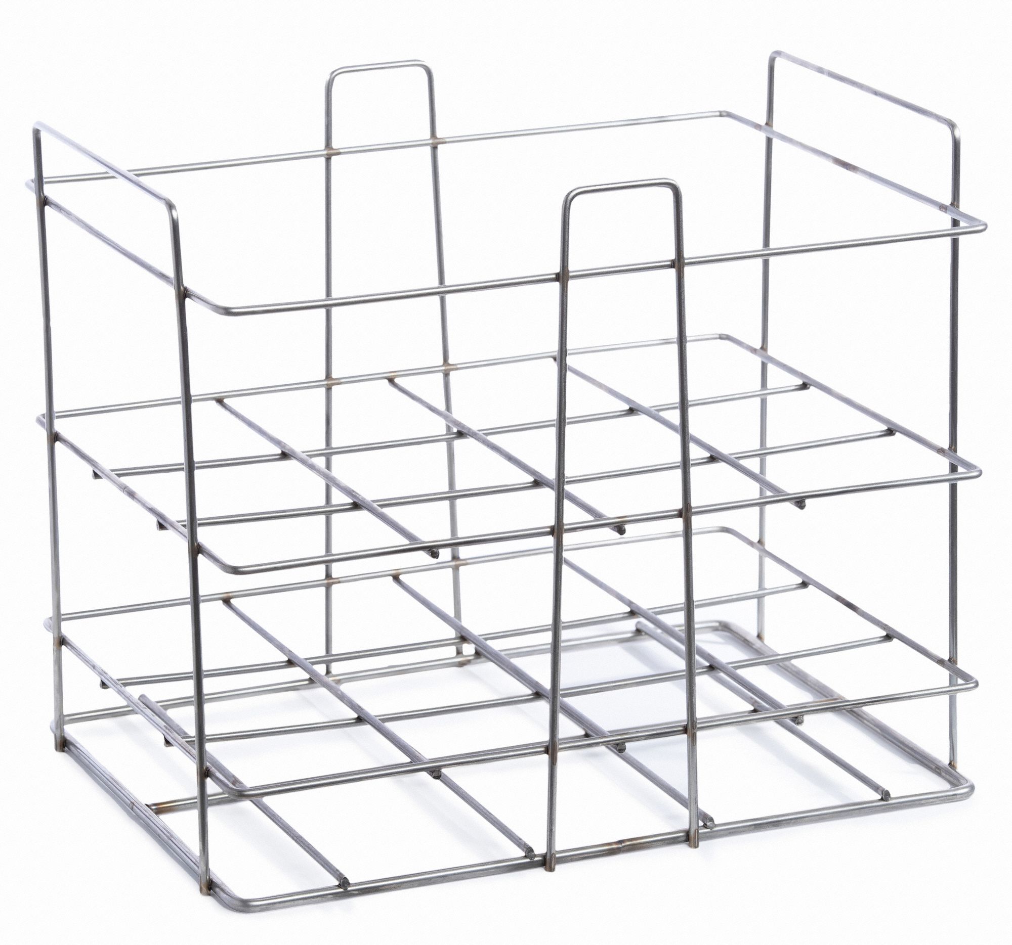 MARLIN STEEL WIRE PRODUCTS, Washing Rack, Stainless Steel, Bottle Rack