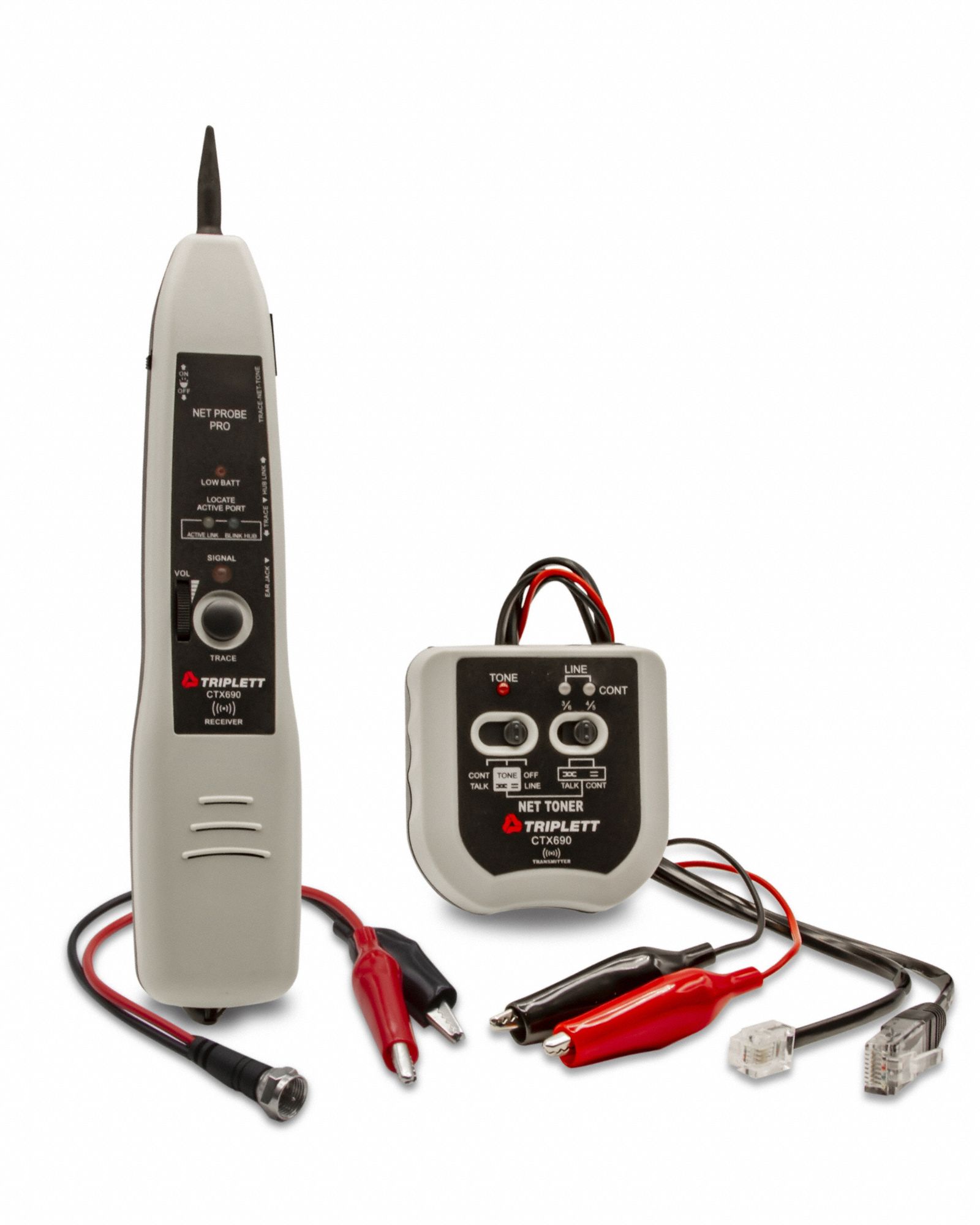 TRIPLETT, CTX690, Case/Spare Tip/Speaker Probe/Tone Generator, Tone and