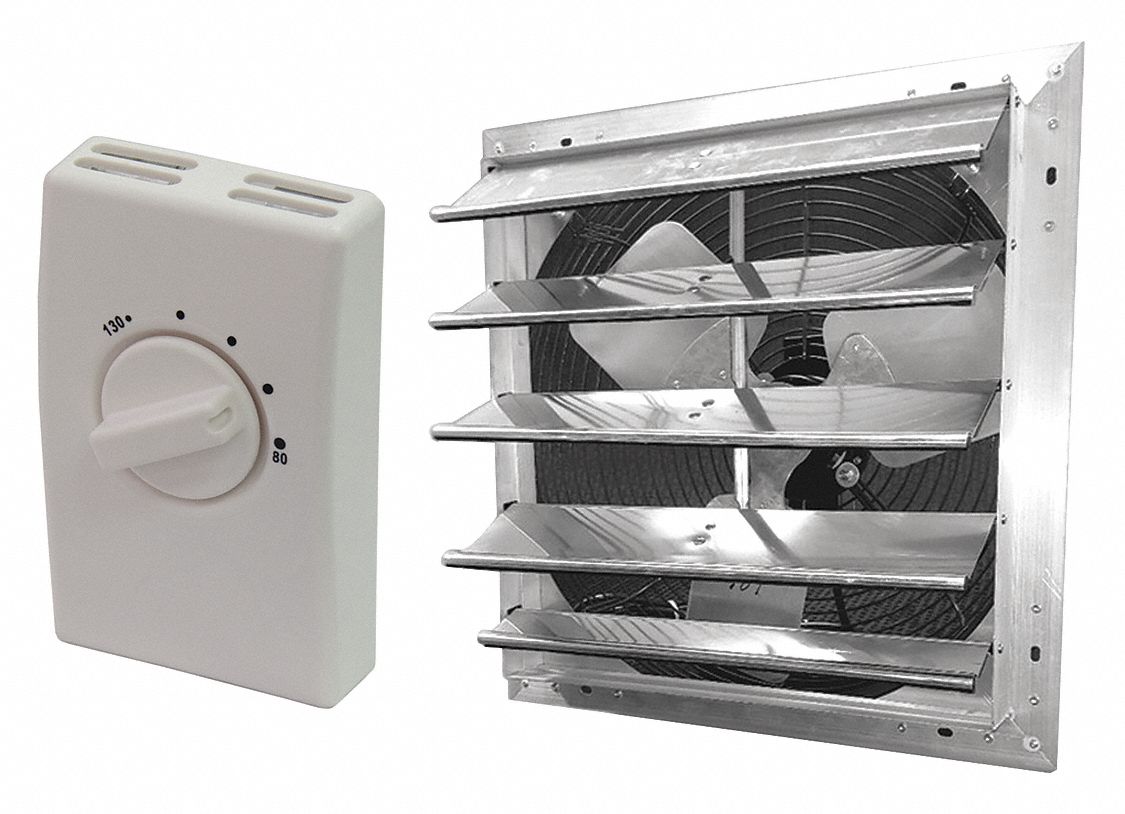 Gable Mount, Electric Motor, Attic Exhaust Fan 347HY0347HY0 Grainger