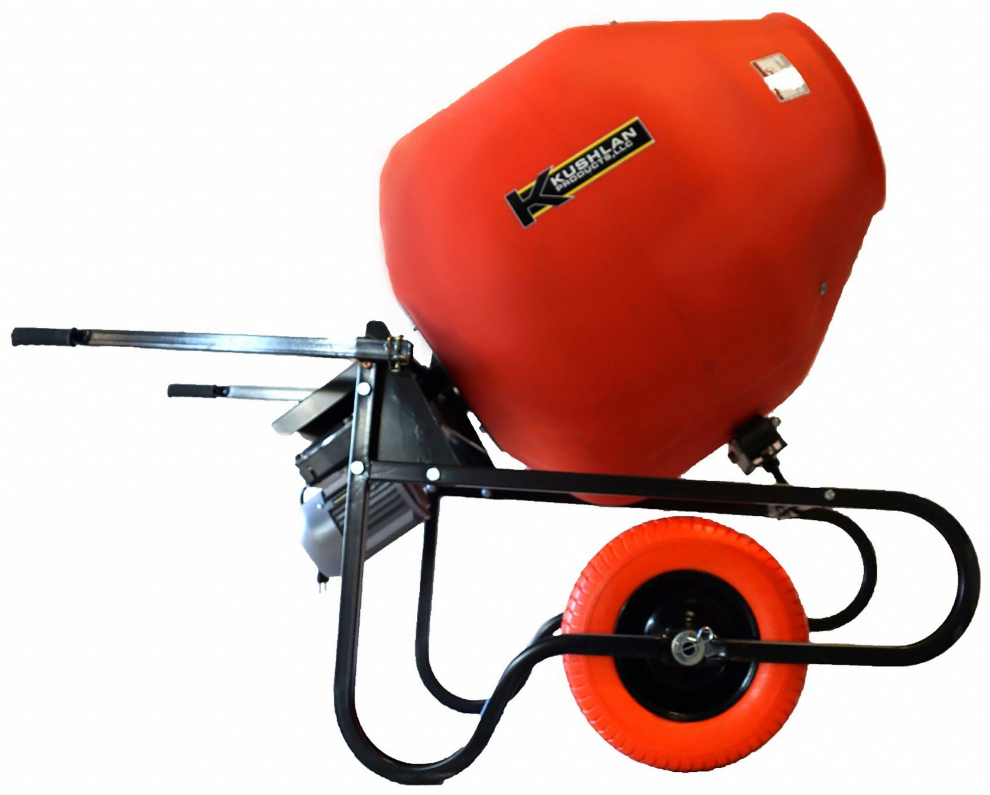 KUSHLAN PRODUCTS Wheelbarrow Mixer, Direct Drive, 1.5 HP, 348NT8