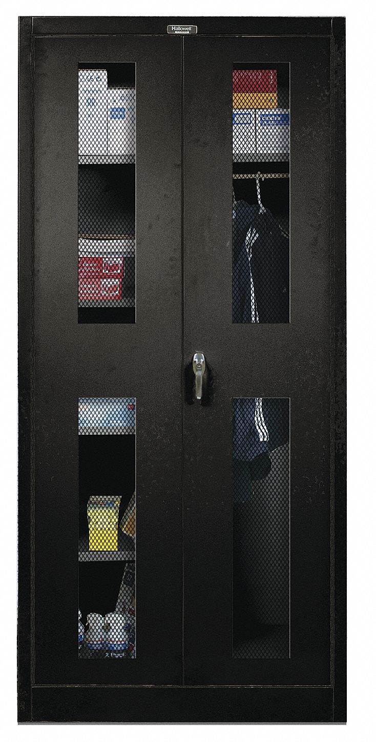 HALLOWELL, 48 in x 24 in x 78 in, 4 Shelves, Storage 34A383