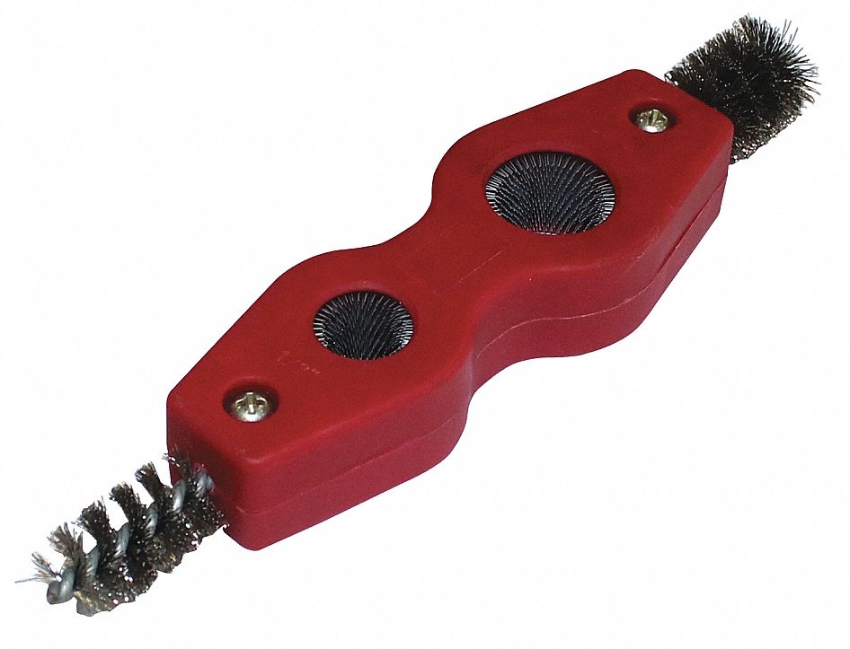 GRAINGER APPROVED Pipe Cleaning Brush with 1/2 in, 3/4 in Capacity (In
