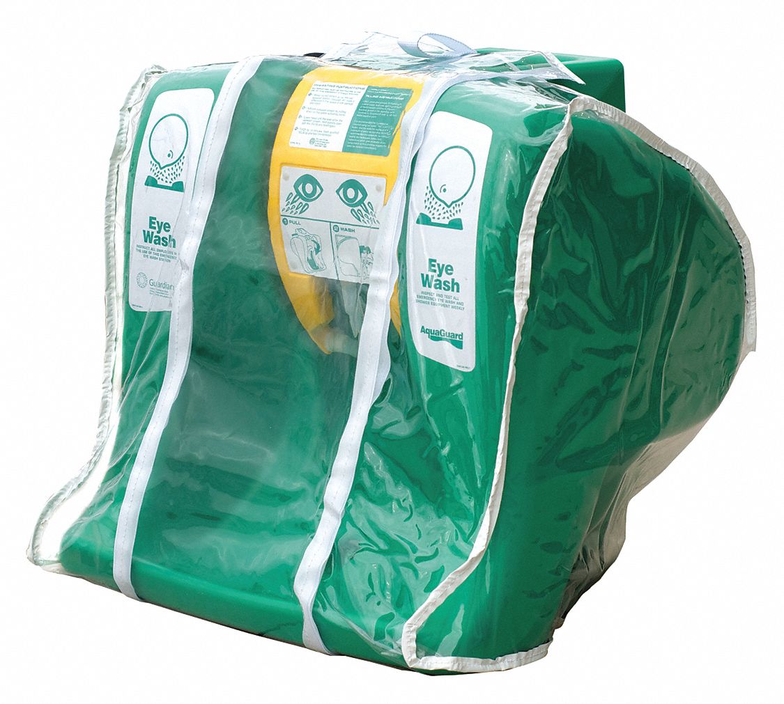 GUARDIAN EQUIPMENT, Vinyl, Clear, Vinyl Cover for Portable Eyewash