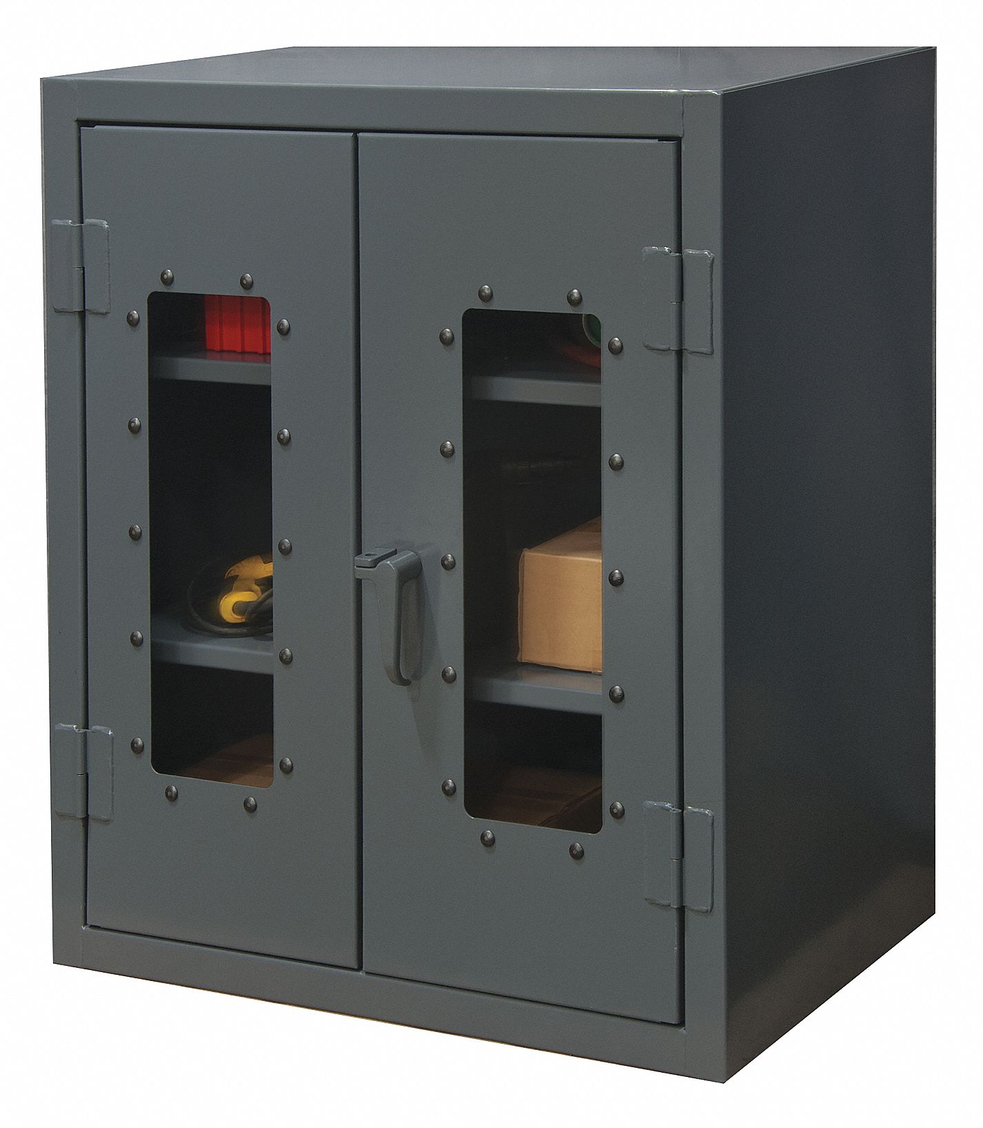 DURHAM MFG Heavy Duty Storage Gray, 36" H X 36" W X 20" D