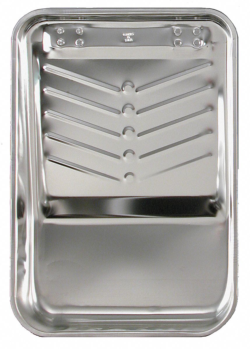 GRAINGER APPROVED Paint Tray, 1 gal., Steel, 1313/32 in. L 34AN85