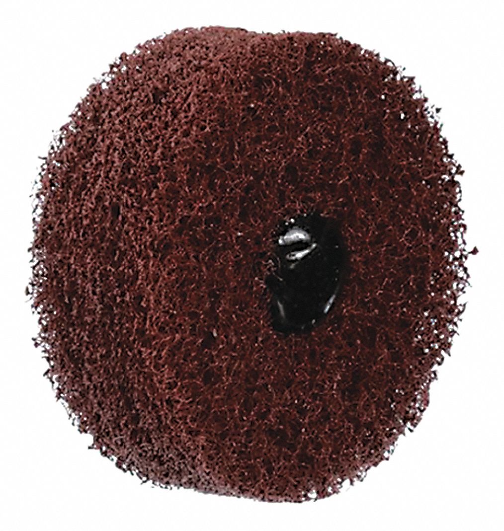STANDARD ABRASIVES, 3 in Dia, Aluminum Oxide, Buff and Blend GP Wheel