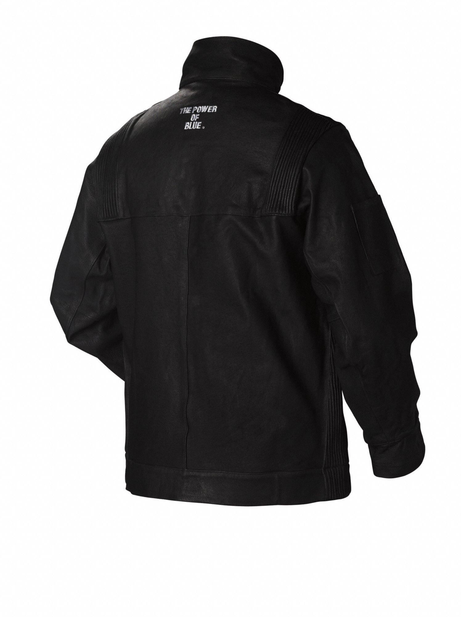 MILLER ELECTRIC Black Pigskin Leather Welding Jacket, Size XL, 30 in