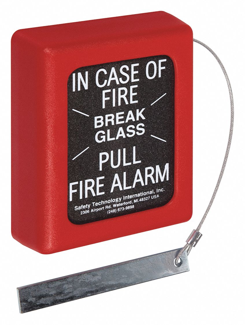 SAFETY TECHNOLOGY INTERNATIONAL Fire Alarm Break Glass Cover