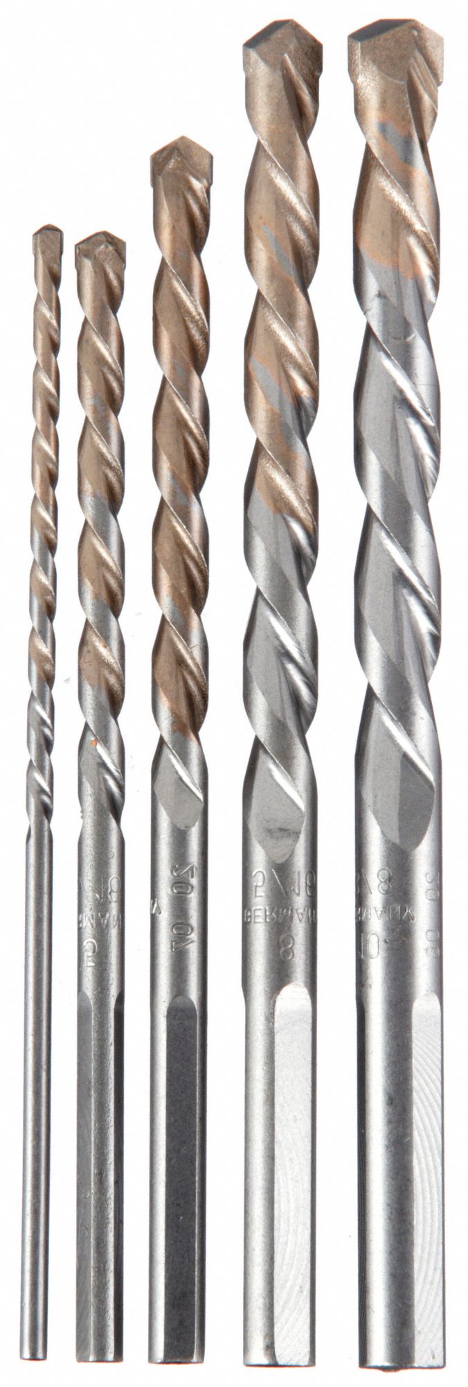 DEWALT, 1/8 in_3/16 in_1/4 in_5/16 in_3/8 in Drill Bit Size, 5 Drill