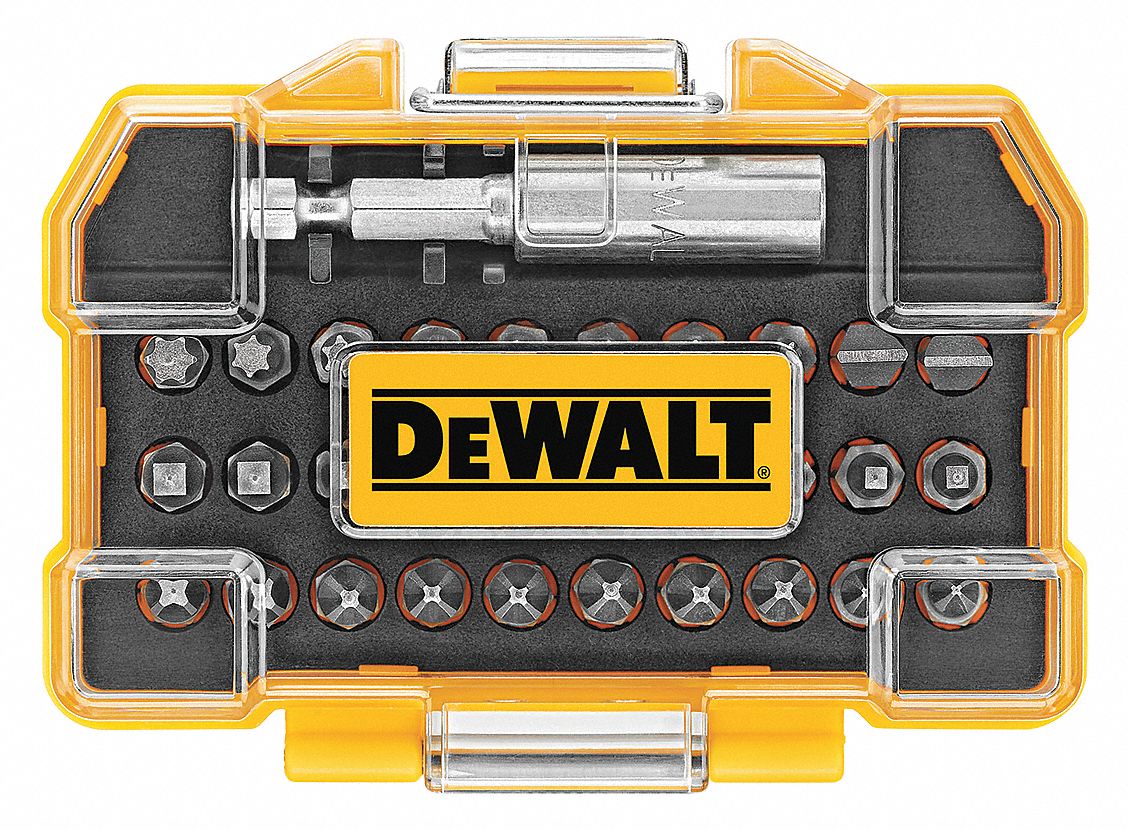 DEWALT 31Piece Screwdriver Bit Set, 1/4 in Hex Shank Size 34D640