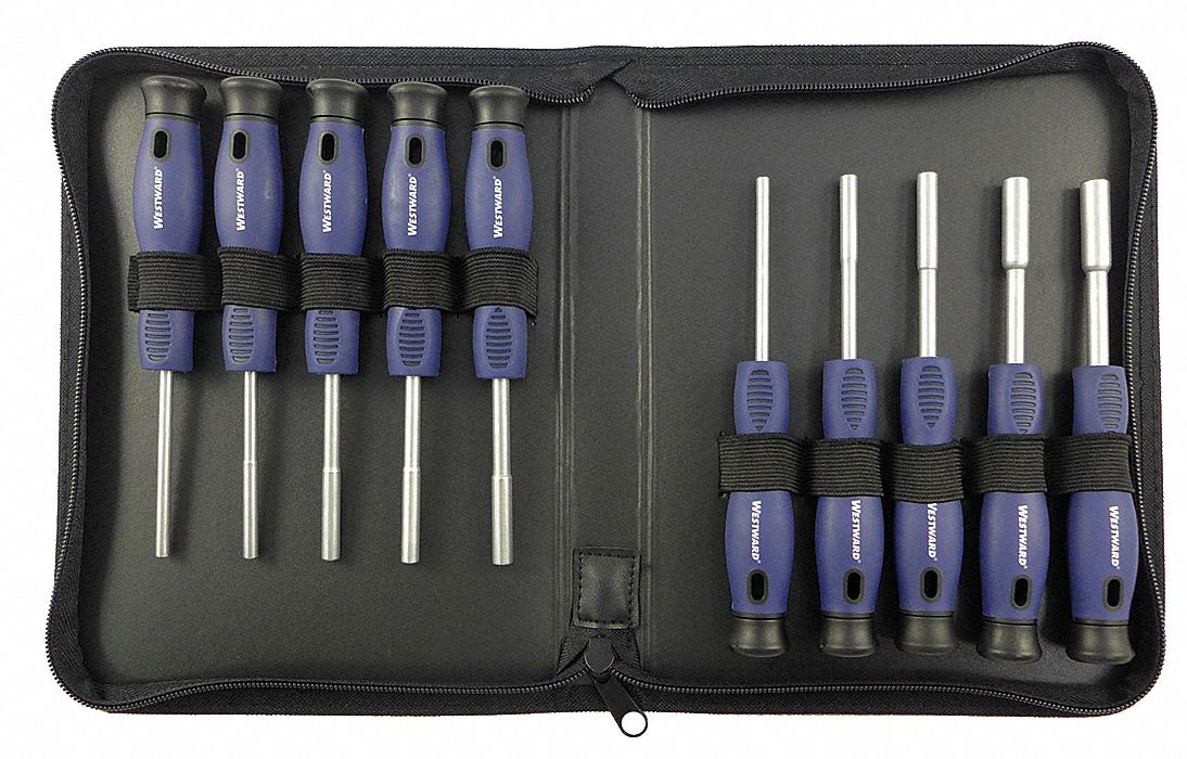 Precision Nut Driver Set, Number of Pieces 10 Grainger