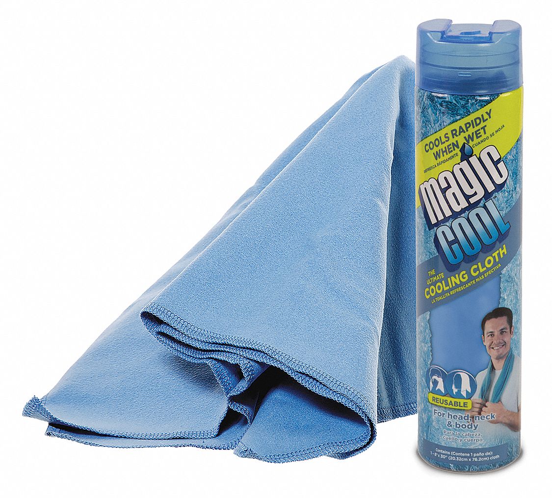 MAGIC COOL Cooling Towel 34FY08CCIB12CT Grainger