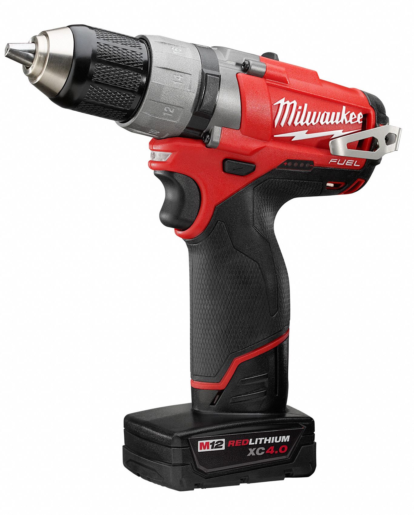 MILWAUKEE Cordless Drill/Driver Kit, 1/2 in Chuck Size 34G850240322