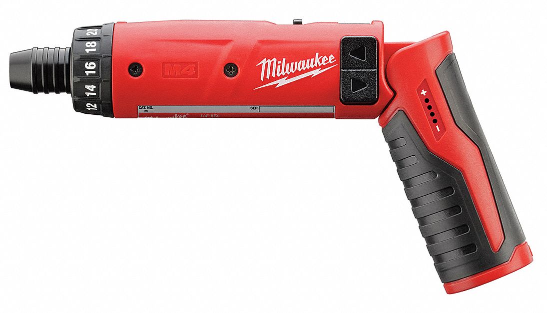 MILWAUKEE 1/4" Cordless Screwdriver, 4.0 Voltage, Bare Tool 34G853